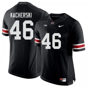 Men's Ohio State Buckeyes #46 Cade Kacherski Black Nike NCAA College Football Jersey For Sale SMY0144VW